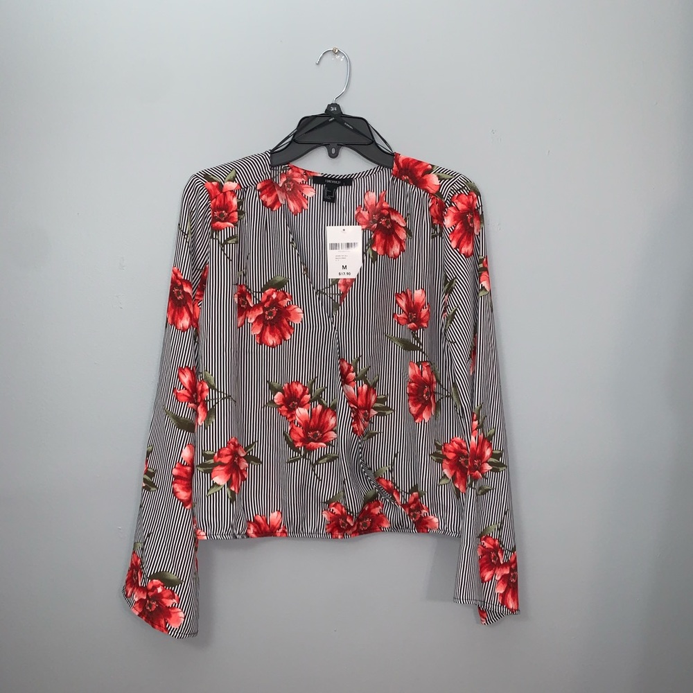 Floral print blouse